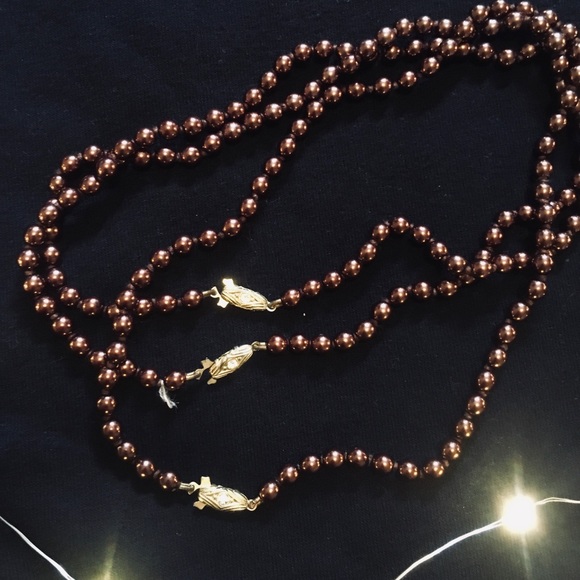 Set of 3 brown bracelets! 🌸 - Picture 1 of 4